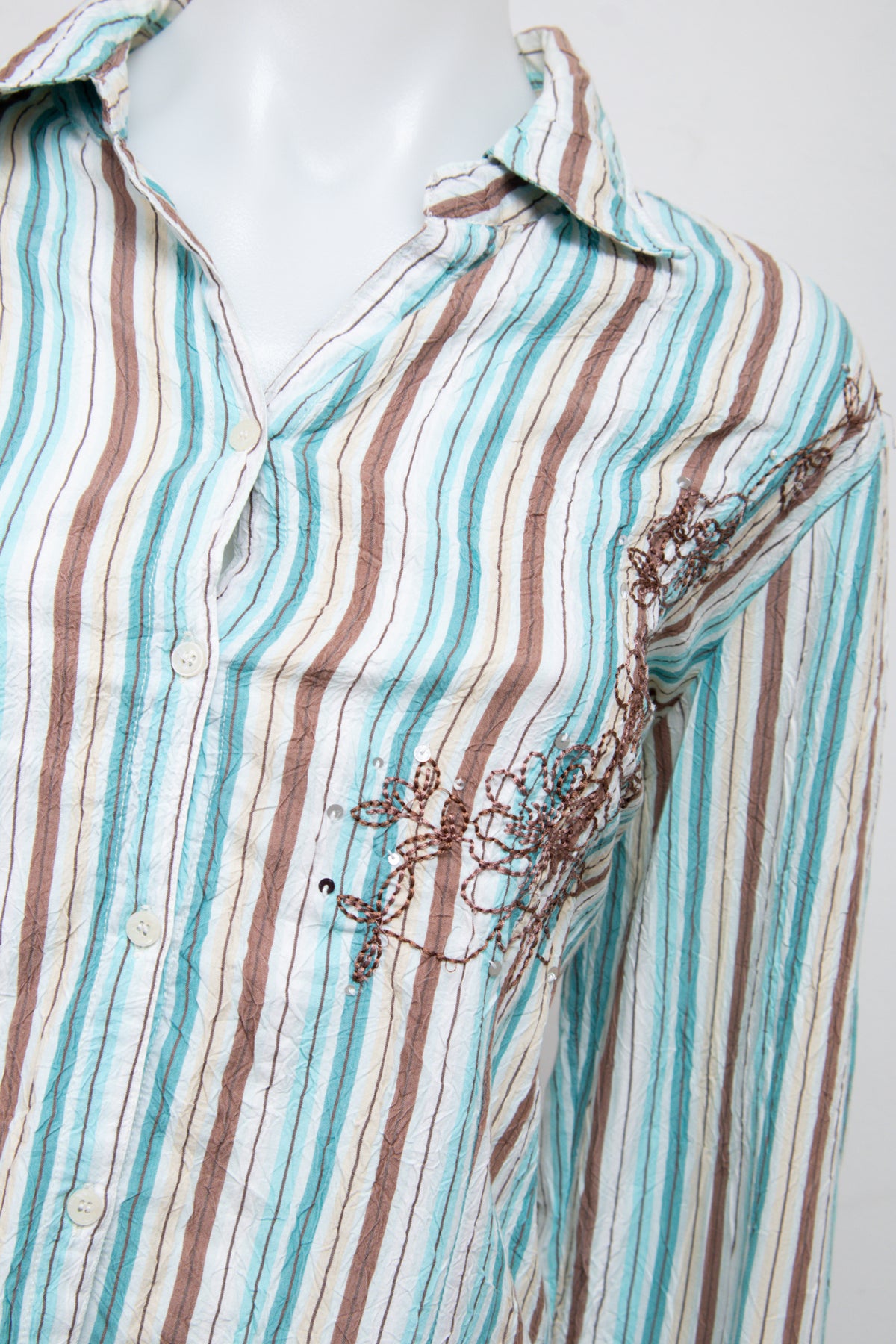 #048 Point Zero Long Sleeve Blue | c. 209 | Size 12