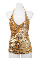 #003 Yamamay Halter Gold | c. 210 | Size 8