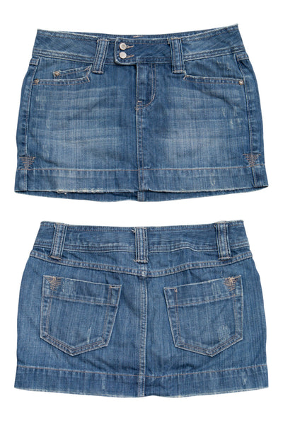#155 Aeropostale Mini Skirt Blue | c. 200 | Size 6