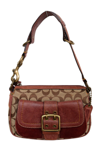 #188 Coach Shoulder Bag Brown | c. 196 | Size