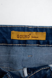 #166 Gourd Mini Skirt Blue | c. 209 | Size 8