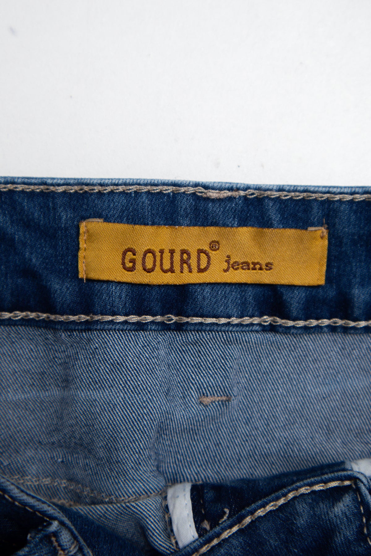 #166 Gourd Mini Skirt Blue | c. 209 | Size 8