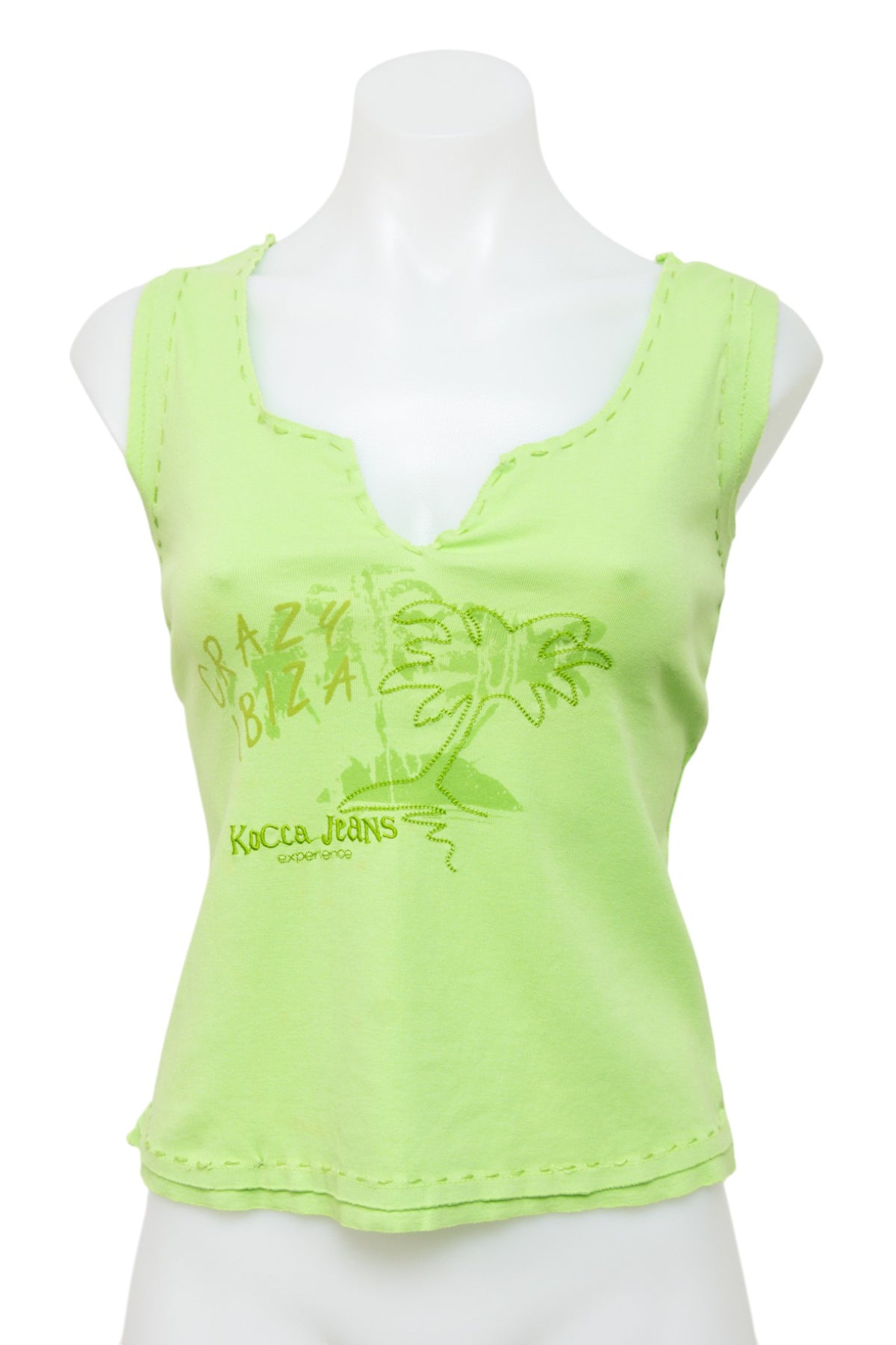 #078 Kocca Jeans T-shirt Green | c. | Size 12