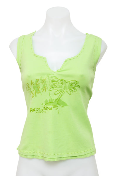 #078 Kocca Jeans T-shirt Green | c. | Size 12