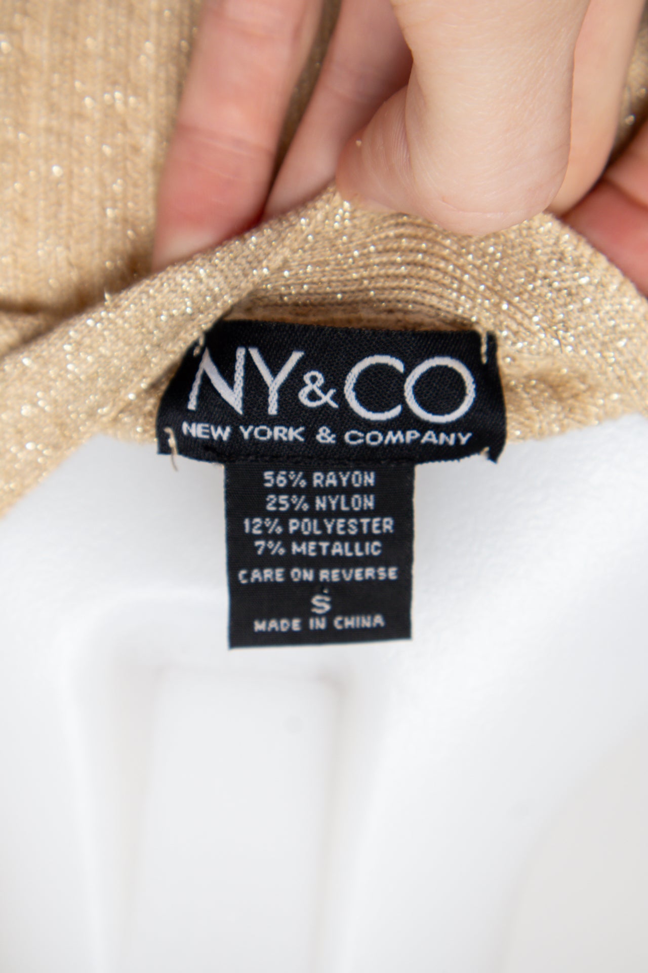 #139 Ny&co Camisole Top Gold | c. 187 | Size 8