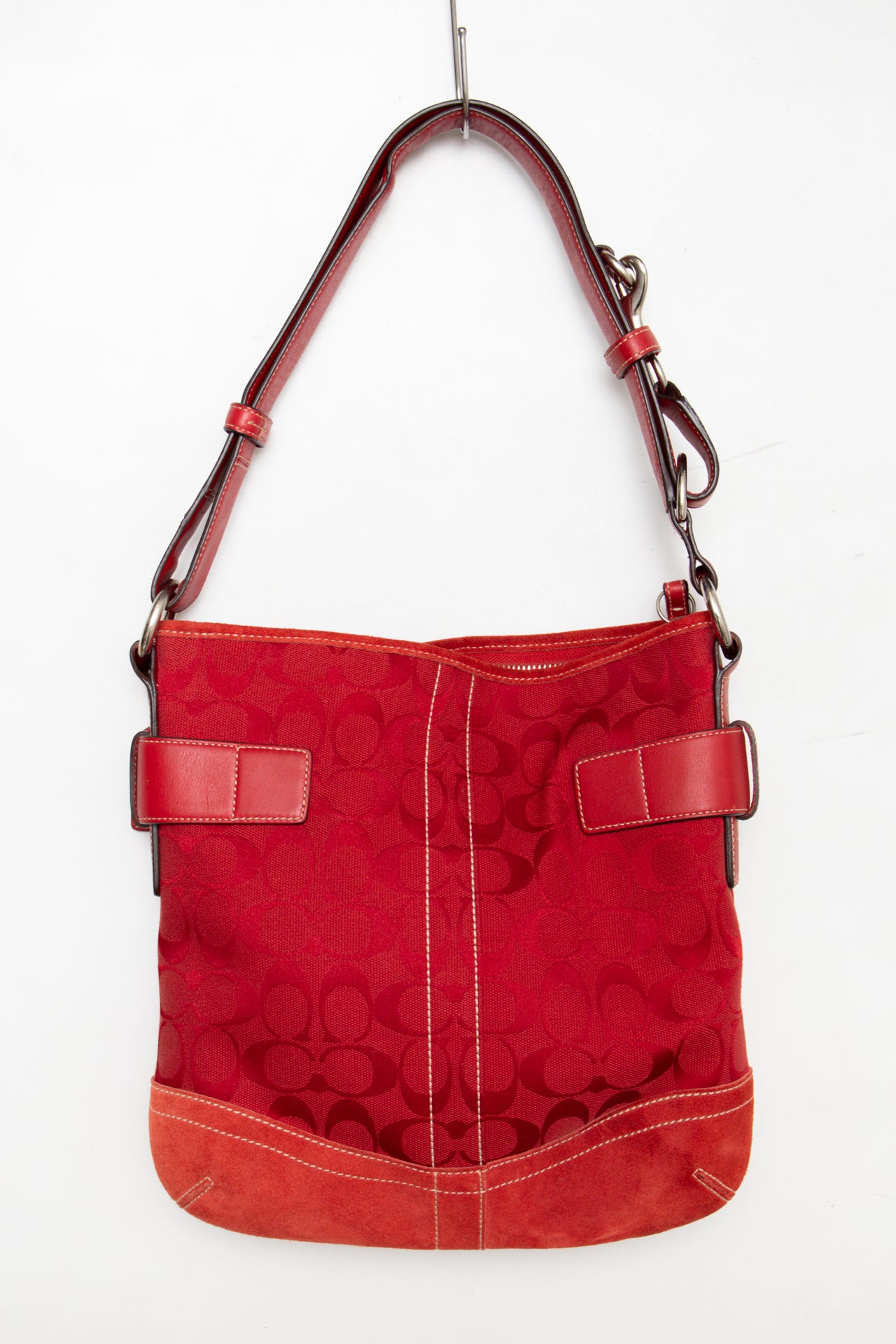 #141 Coach Shoulder Bag Red | c. 184 | Size