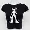 #90 Jennyfer T-shirt Black | c. 196 | Size 10