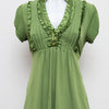#046 Heart Soul Camisole Top Green | c. 203 | Size 10
