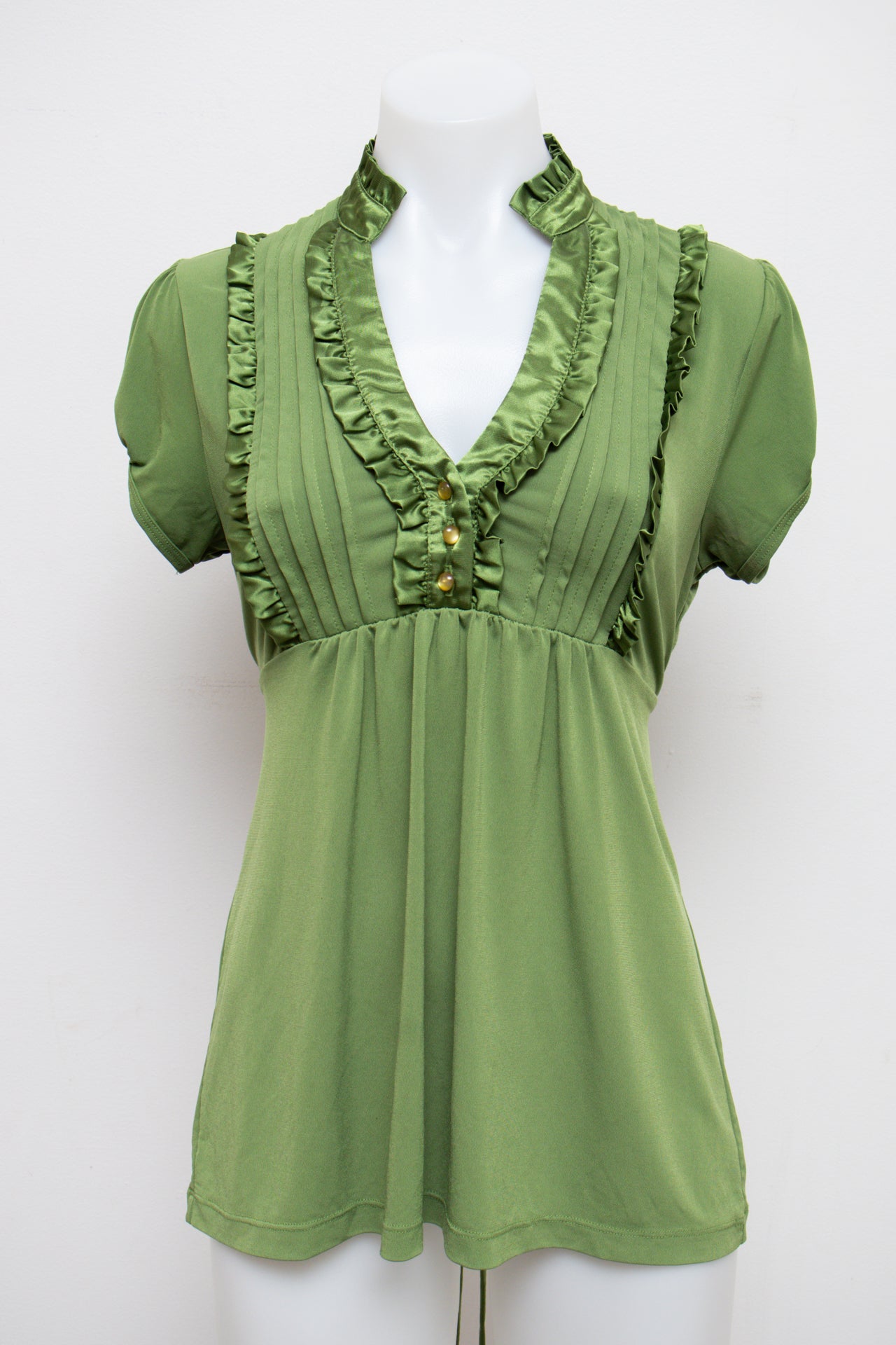 #046 Heart Soul Camisole Top Green | c. 203 | Size 10
