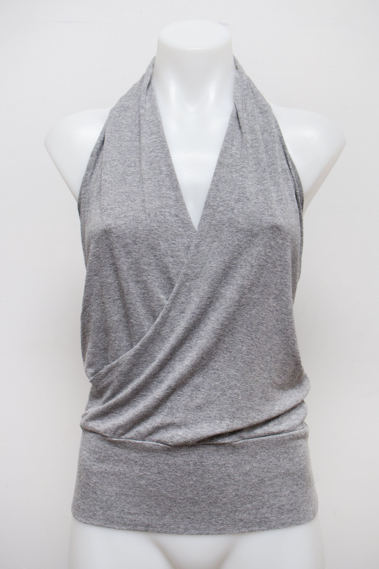 #75 Pinkie Halter Top Gray | c. 189 | Size 8