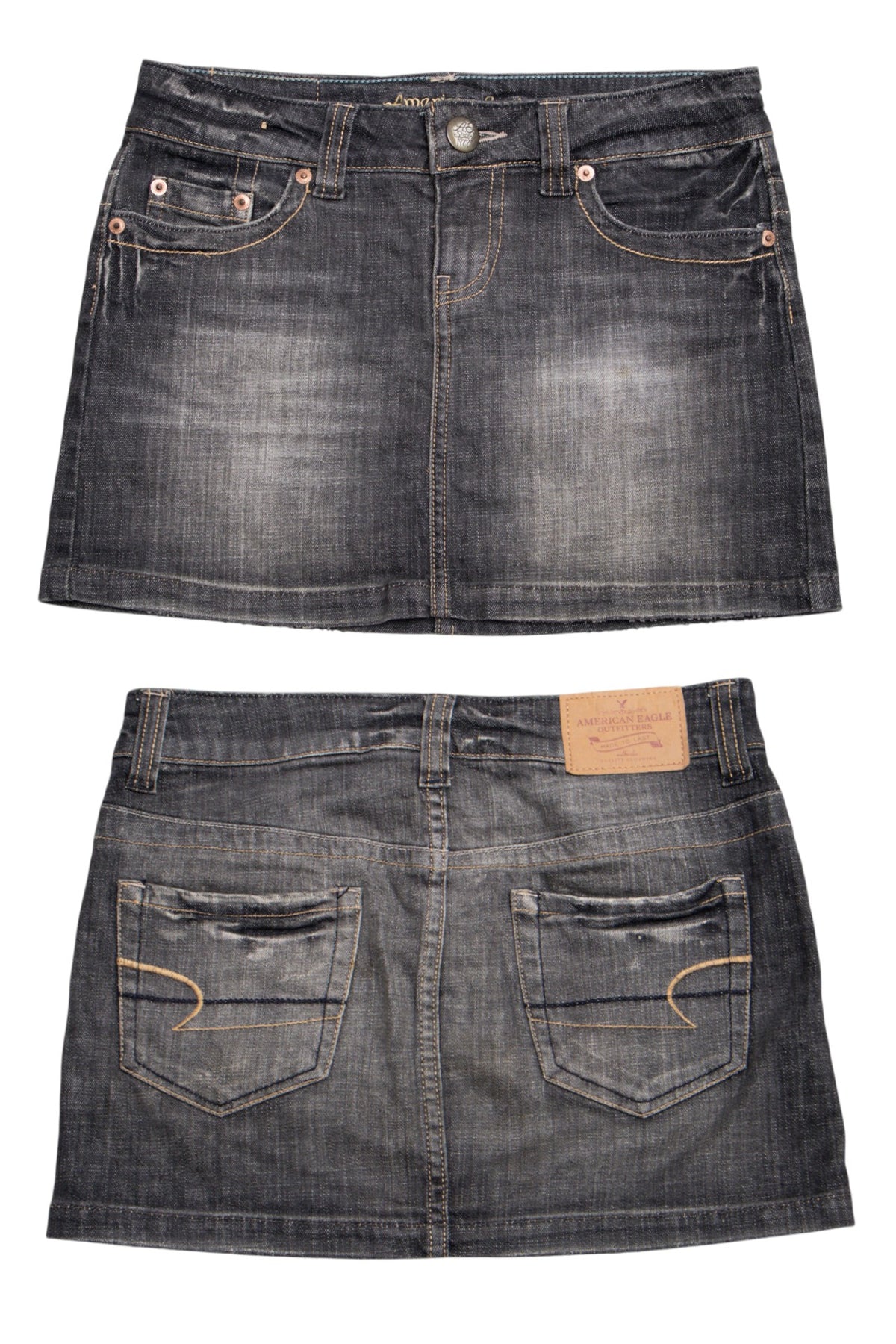 #163 American Eagle Outfitters Mini Skirt Blue | c. 209 | Size 8