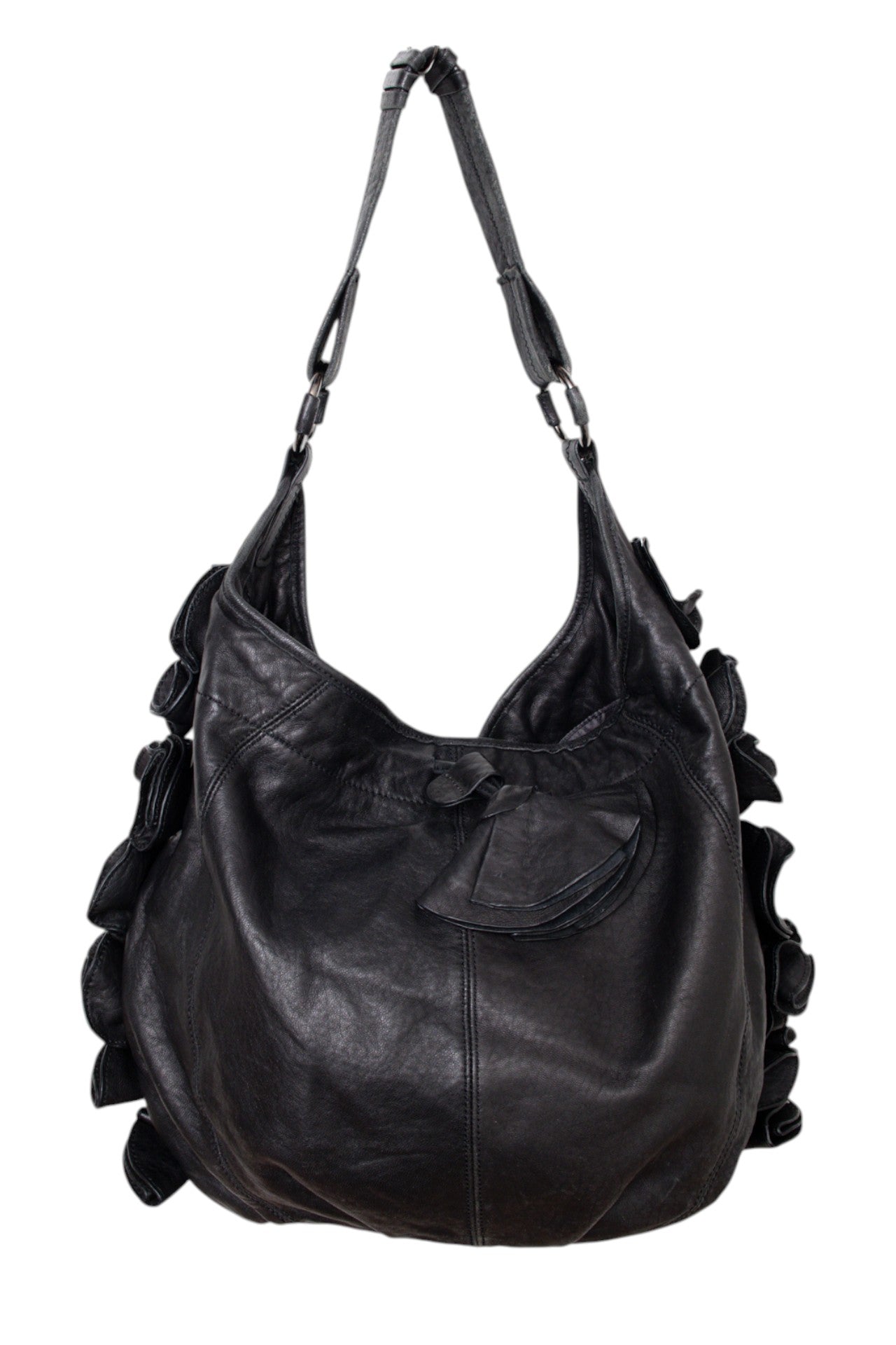 #180 Shoulder Bag Black | c. 206 | Size