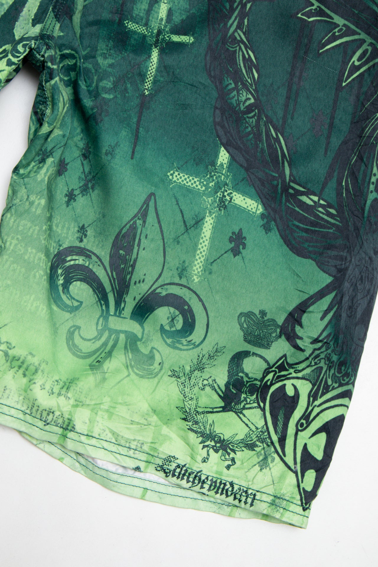 #120 Mma Elite Shorts Green | c. 204 | Size 12