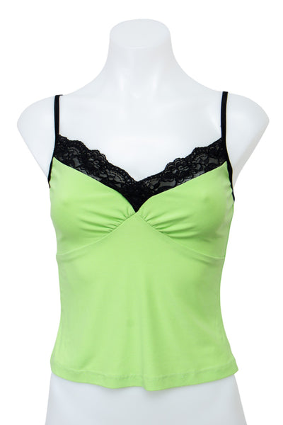 #028 Illusion Cami Top Green | c. 200 | Size 8