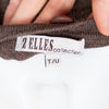 #89 2 Elles Collection Camisole Top Brown | c. 195 | Size 8