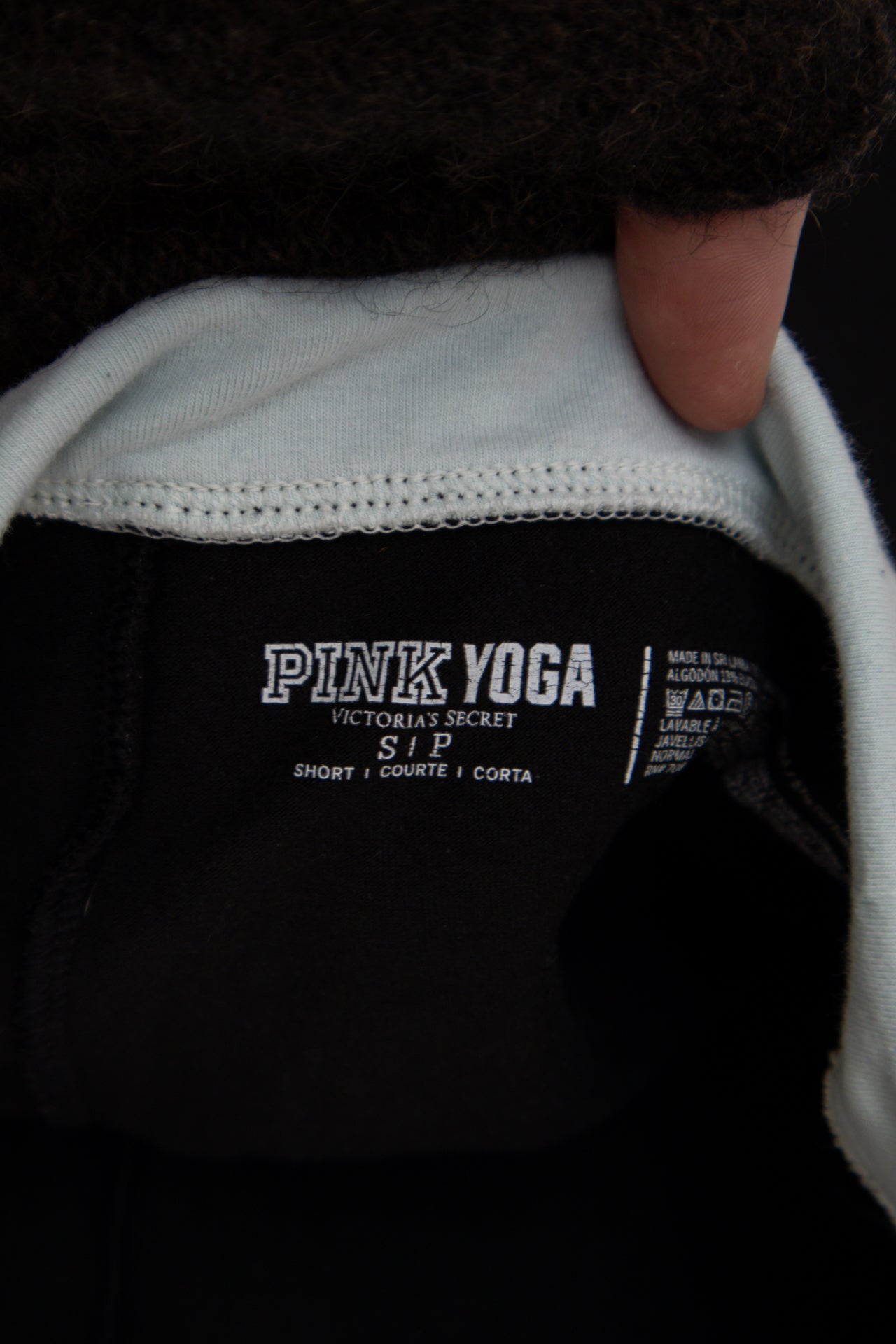 #176 Victoria's Secret Pink Pants Black | c. 196 | Size 8