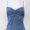 #24 Bisou Bisou Michelle Bohbot Cami Top Blue | c. 198 | Size 12