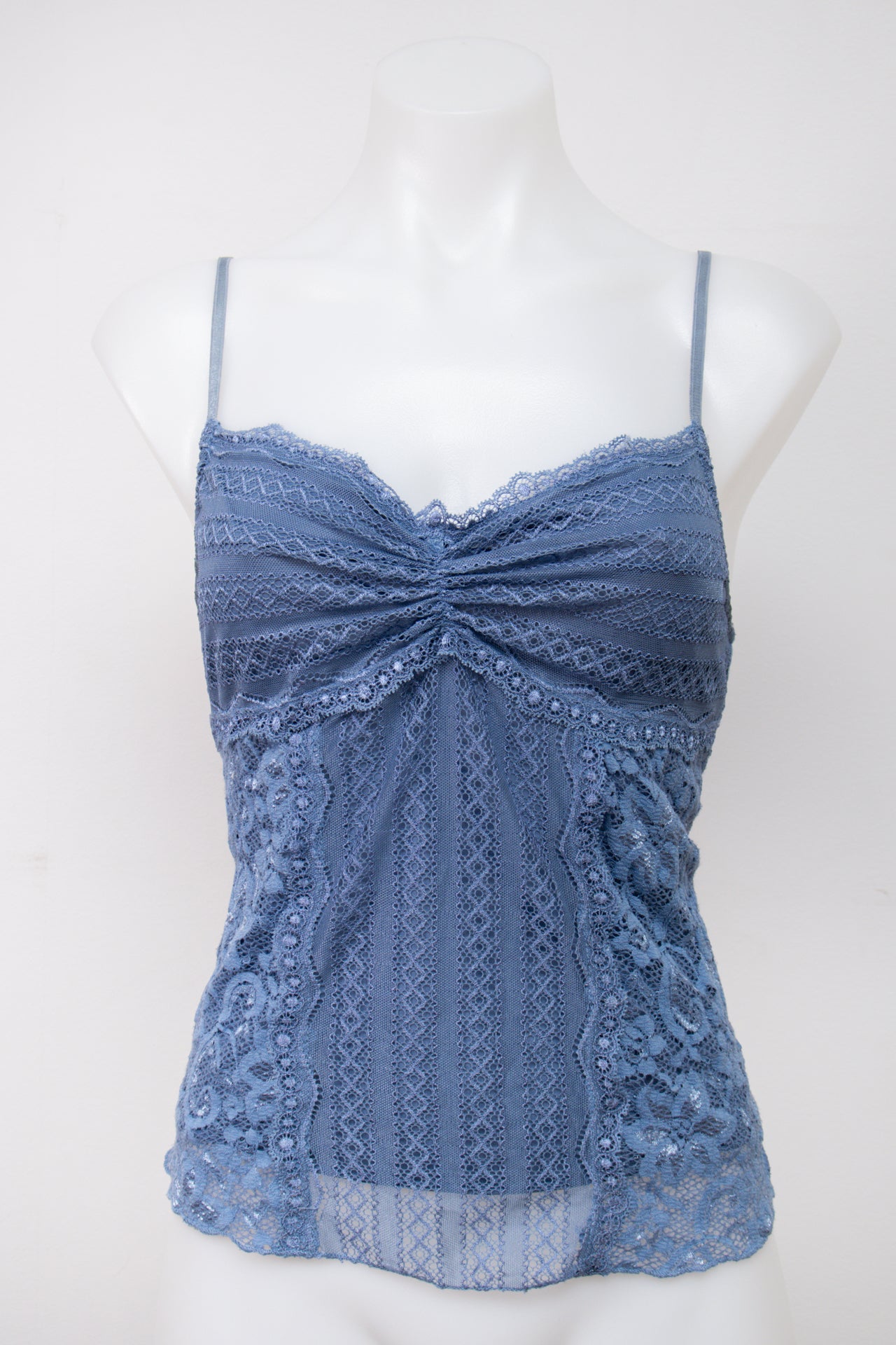 #24 Bisou Bisou Michelle Bohbot Cami Top Blue | c. 198 | Size 12