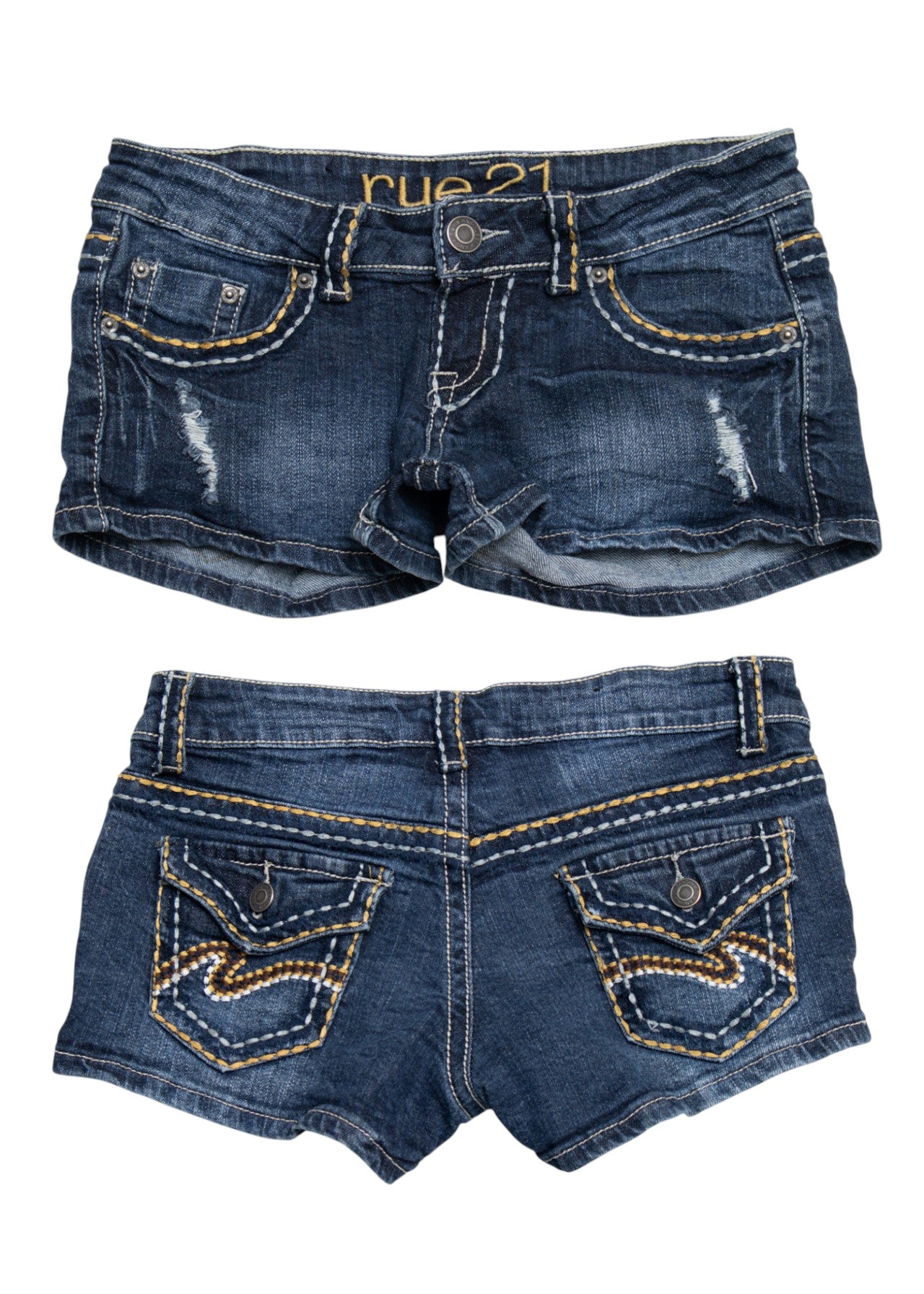 #115 Rue21 Booty Short Blue | c. 210 | Size 6