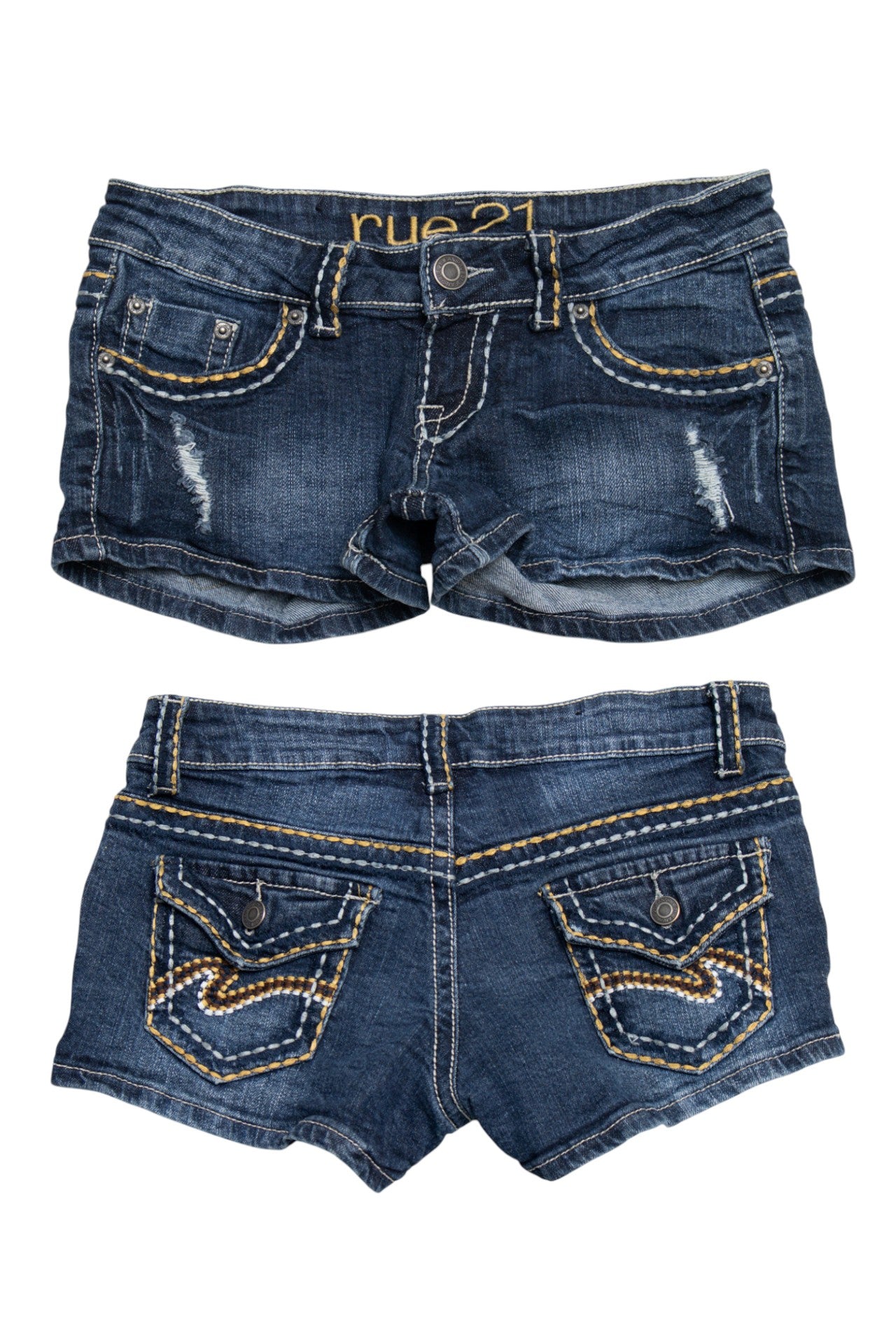 #115 Rue21 Booty Short Blue | c. 210 | Size 6