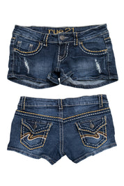 #115 Rue21 Booty Short Blue | c. 210 | Size 6