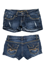 #115 Rue21 Booty Short Blue | c. 210 | Size 6