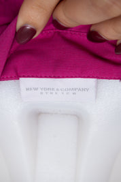 #044 New York & Company Short Sleeve Pink | c. 213 | Size 8