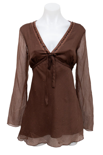 #58 Eyeshadow Cami Top Brown | c. 194 | Size 10.12