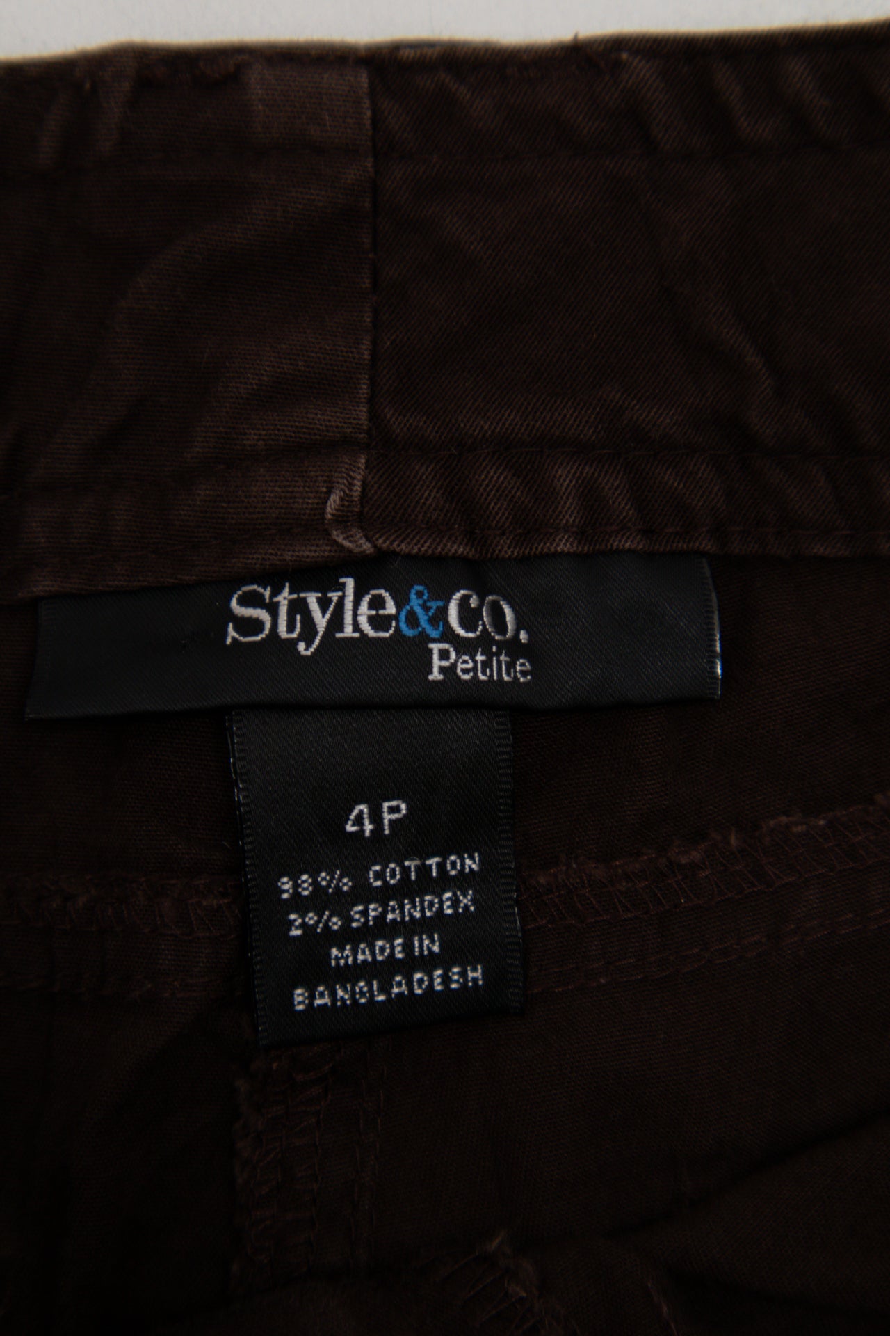 #122 Style&co. Petite Pants Brown | c. 203 | Size 8