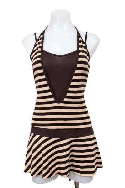 #138 Mini Skirt Brown | c. 198 | Size 8