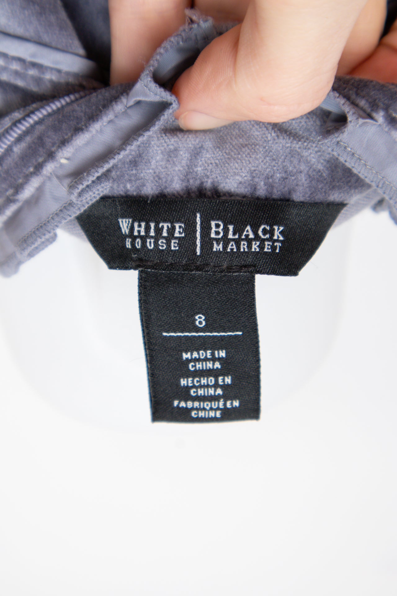 #97 White Black House Market Pants Blue | c. 195 | Size 8