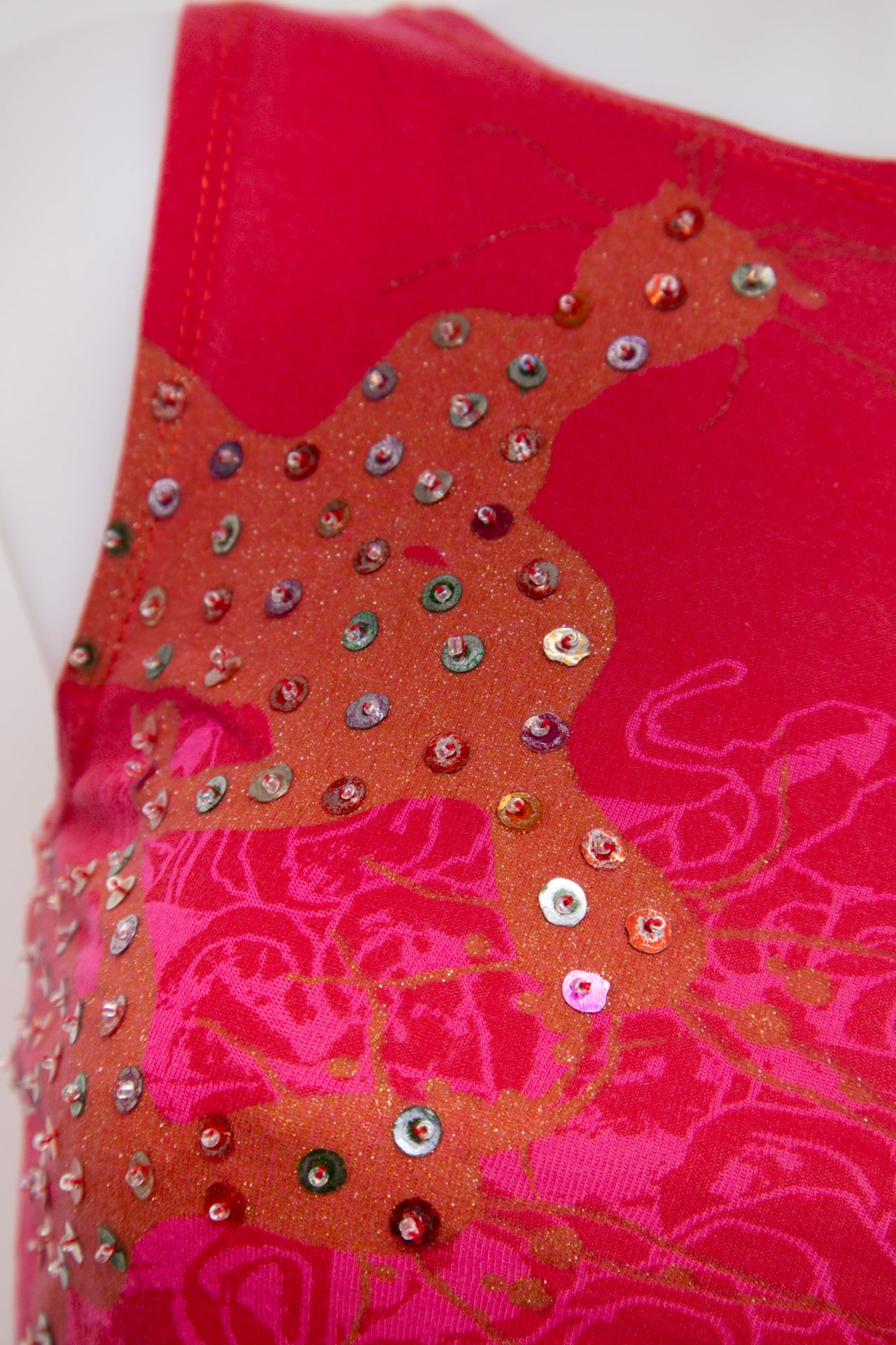 #39 Desigual Tank Top Red | c. 195 | Size 8