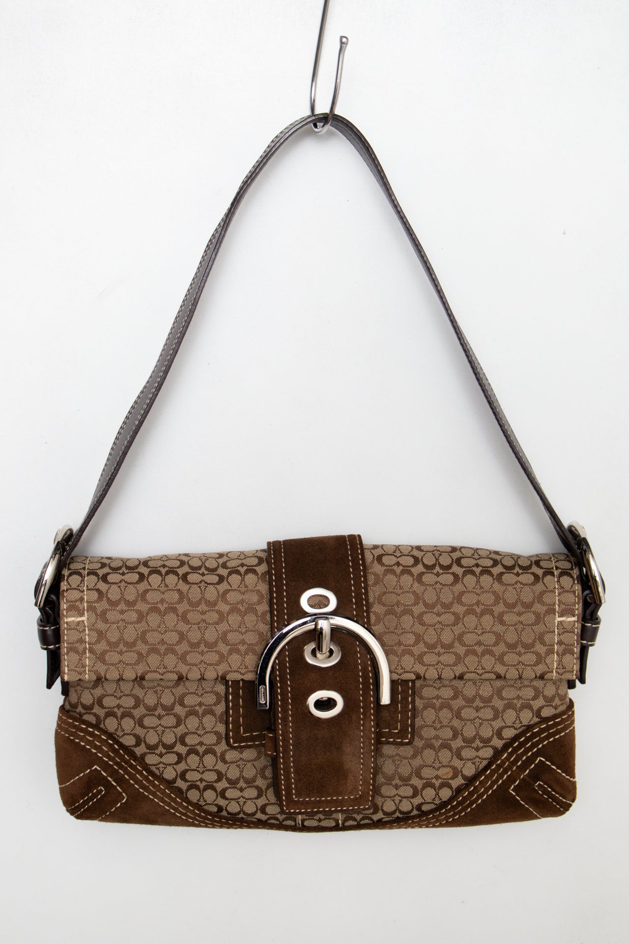 #154 Coach Shoulder Bag Brown | c. 187 | Size