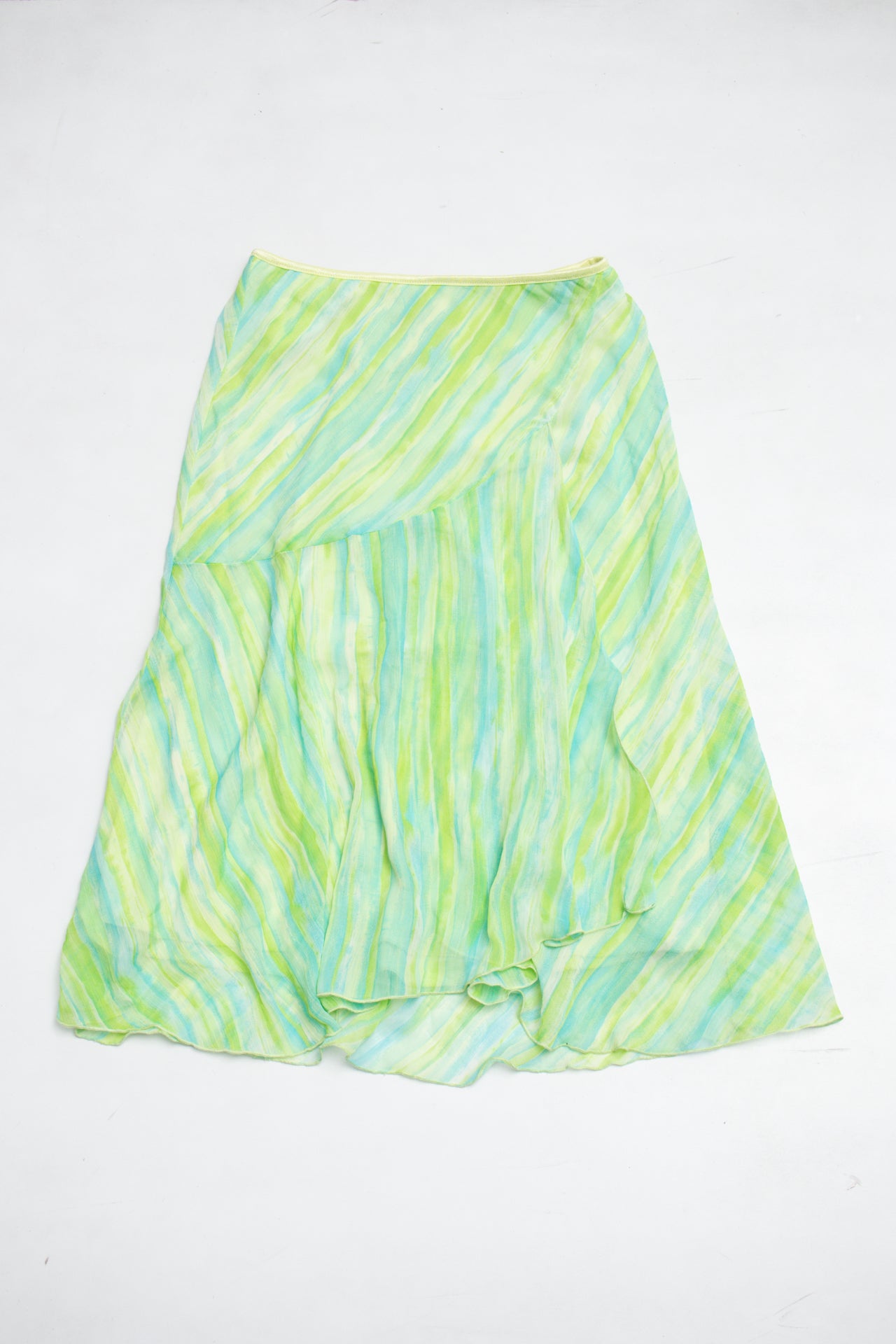 #142 Wrapper Skirt Green | c. 200 | Size 6