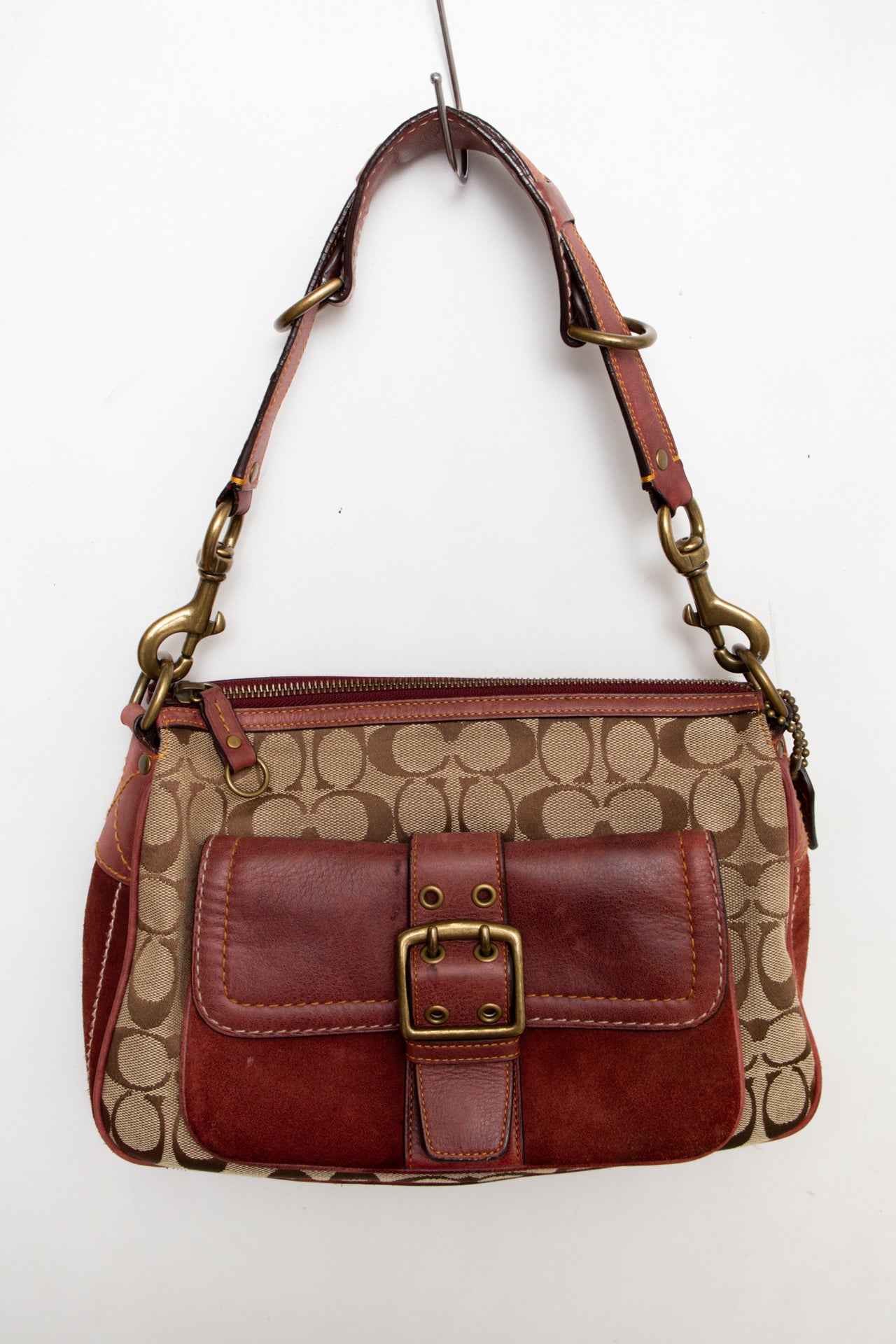#209 Coach Shoulder Bag Brown | c. 190 | Size