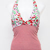 #020 Halter Top Red | c. 207 | Size 8