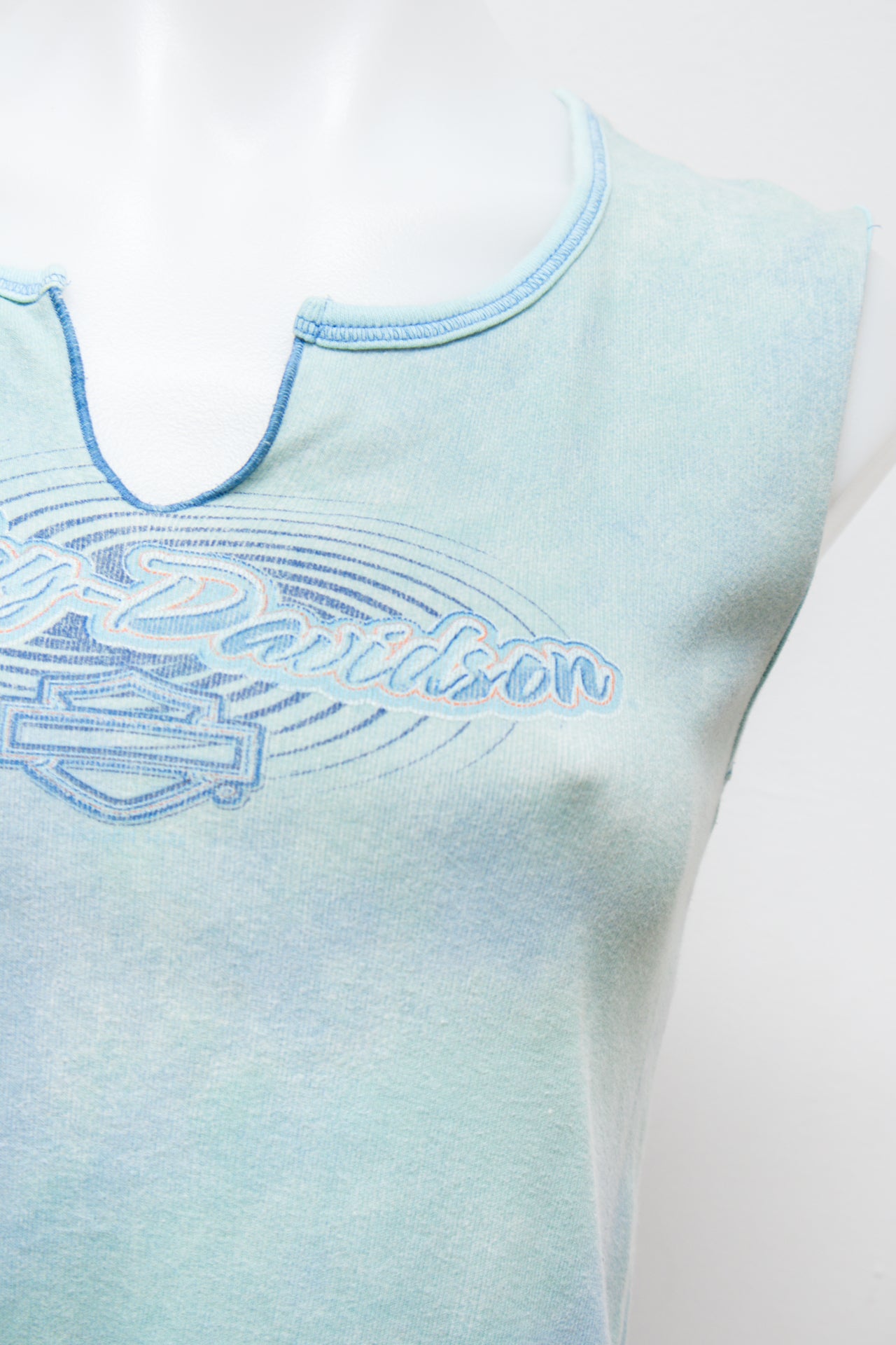 #22 Harley-davidson Tank Top Blue | c. 193 | Size 10