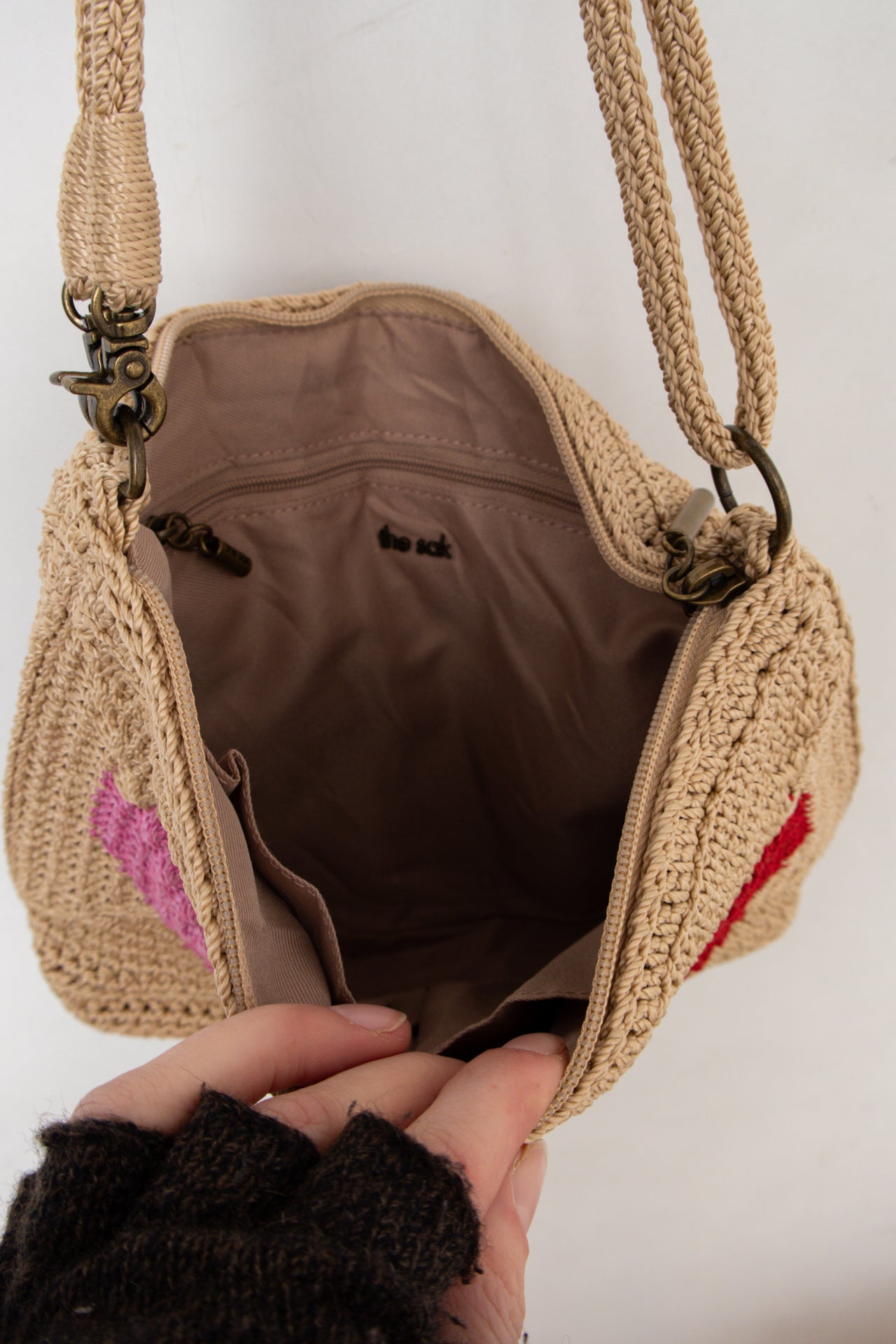 #176 The Sak Shoulder Bag Beige | c. 206 | Size