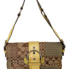 #185 Coach Flat Soho Bag Brown | c. 196 | Size