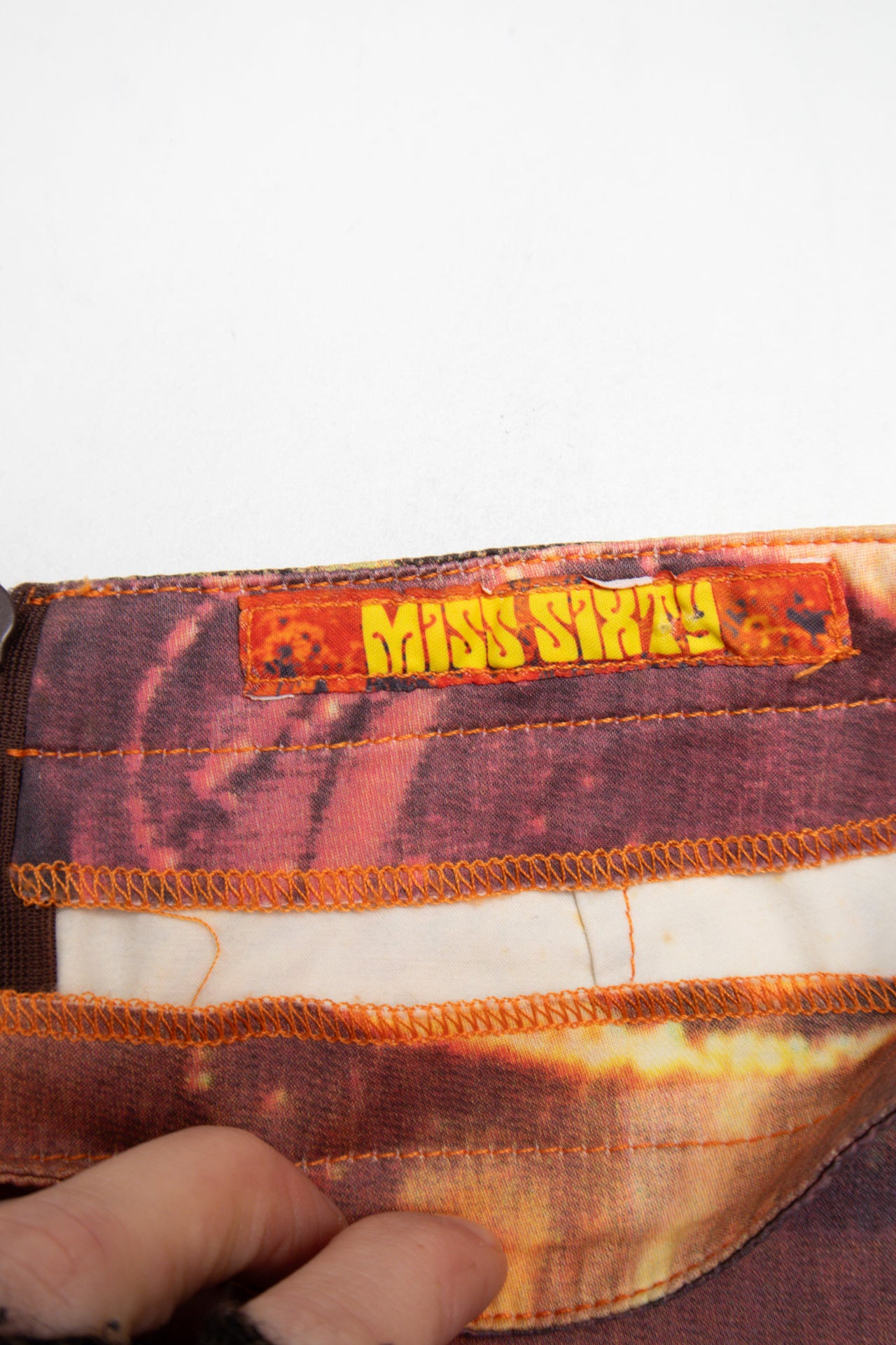 #060 Miss Sixty Mini Skirt Brown | c. 204 | Size 6/8