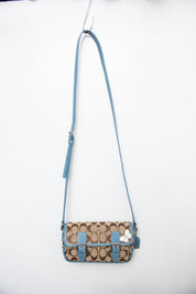#196 Coach Shoulder Bag Blue | c. 202 | Size