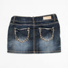 #074 Almost Famous Mini Skirt Blue | c. 204 | Size 8