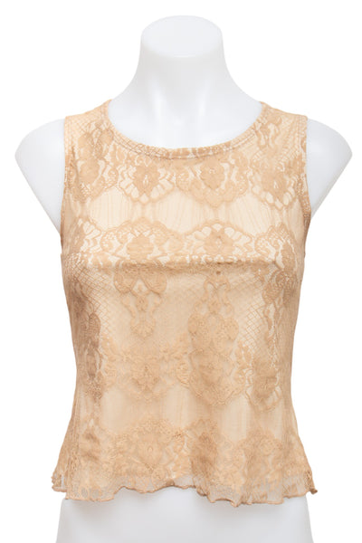 #27 Freddy (tag Text Partially Unclear) Tank Top Gold | c. 194 | Size 10