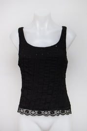 #37 Freshbarn Connection Cami Top Black | c. 195 | Size 10/12