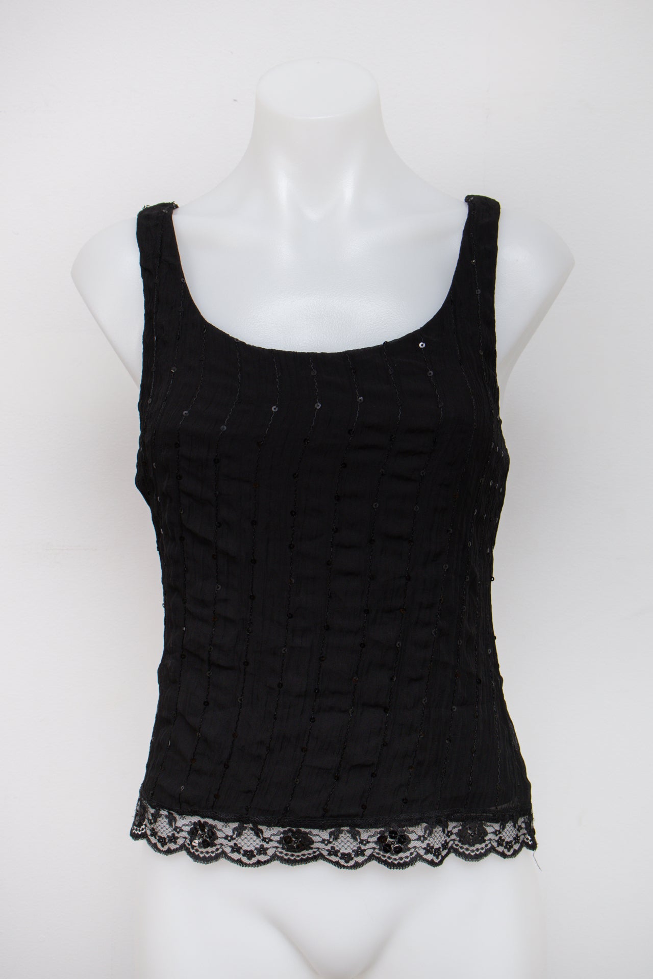 #37 Freshbarn Connection Cami Top Black | c. 195 | Size 10/12