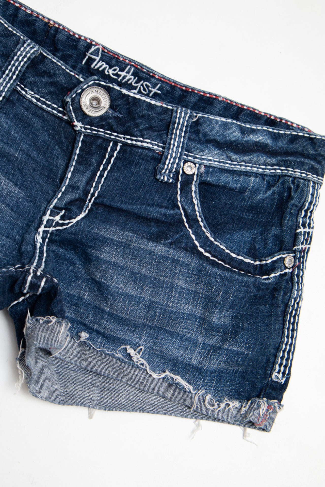 #079 Amethyst Jeans Denim Shorts Blue | c. 203 | Size 6