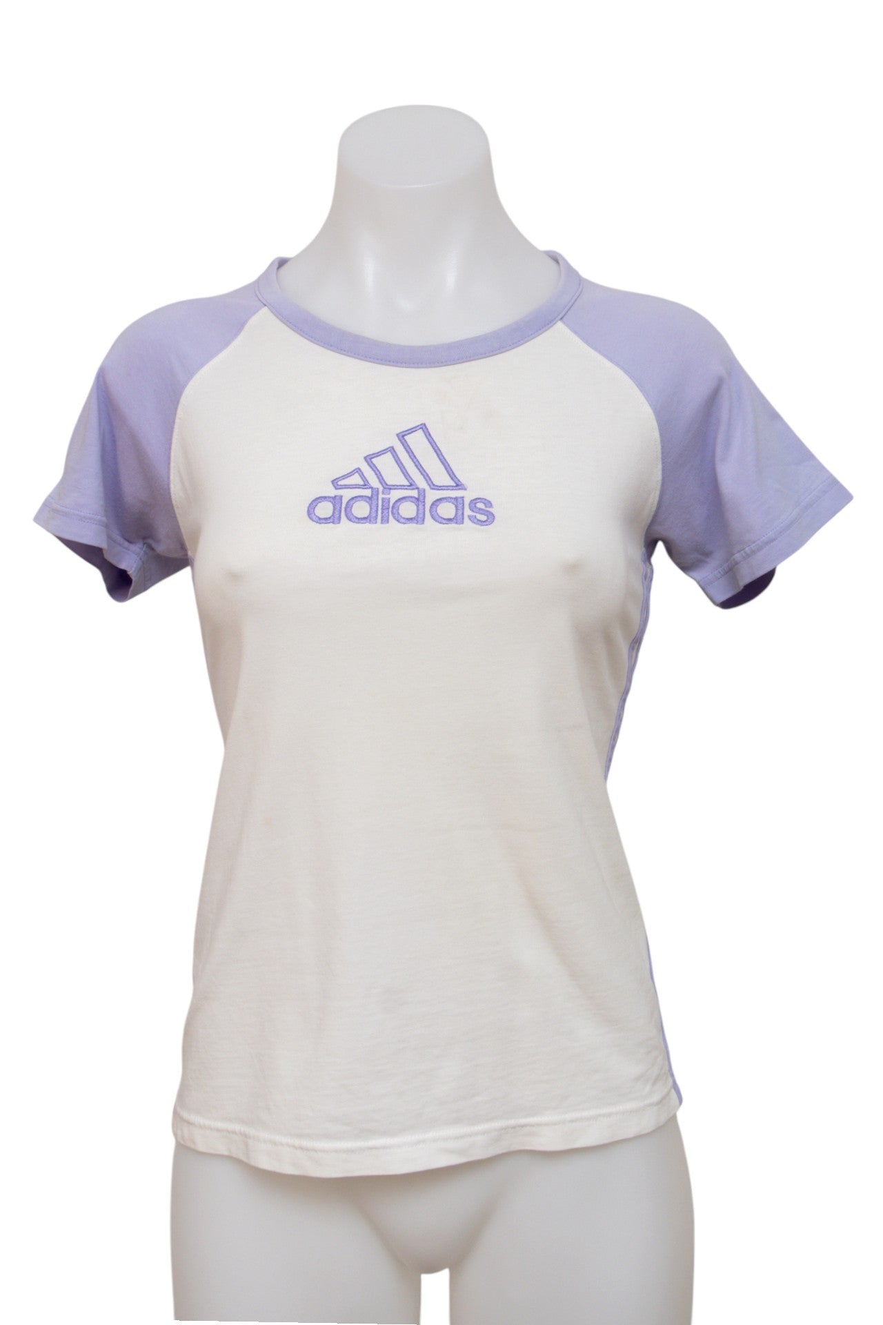 #047 Adidas Baby Tee White | c. 211 | Size 10