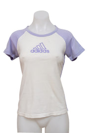 #047 Adidas Baby Tee White | c. 211 | Size 10
