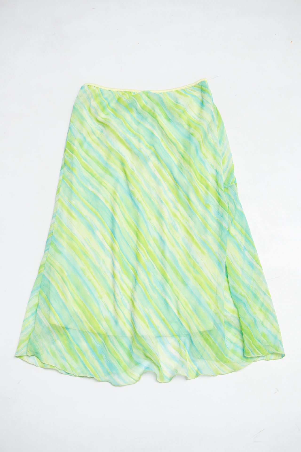 #142 Wrapper Skirt Green | c. 200 | Size 6