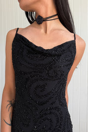 #163 Sténay Gown Black | c. 208 | Size 6